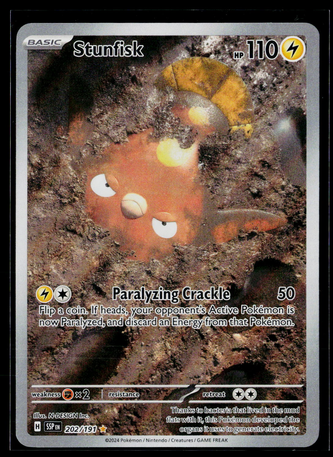 SV08: Surging Sparks #202/191 Stunfisk