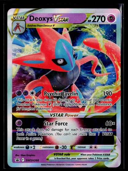 SWSH: Sword & Shield Promo Cards #SWSH268 Deoxys VSTAR