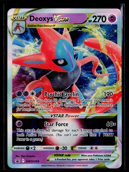 SWSH: Sword & Shield Promo Cards #SWSH268 Deoxys VSTAR