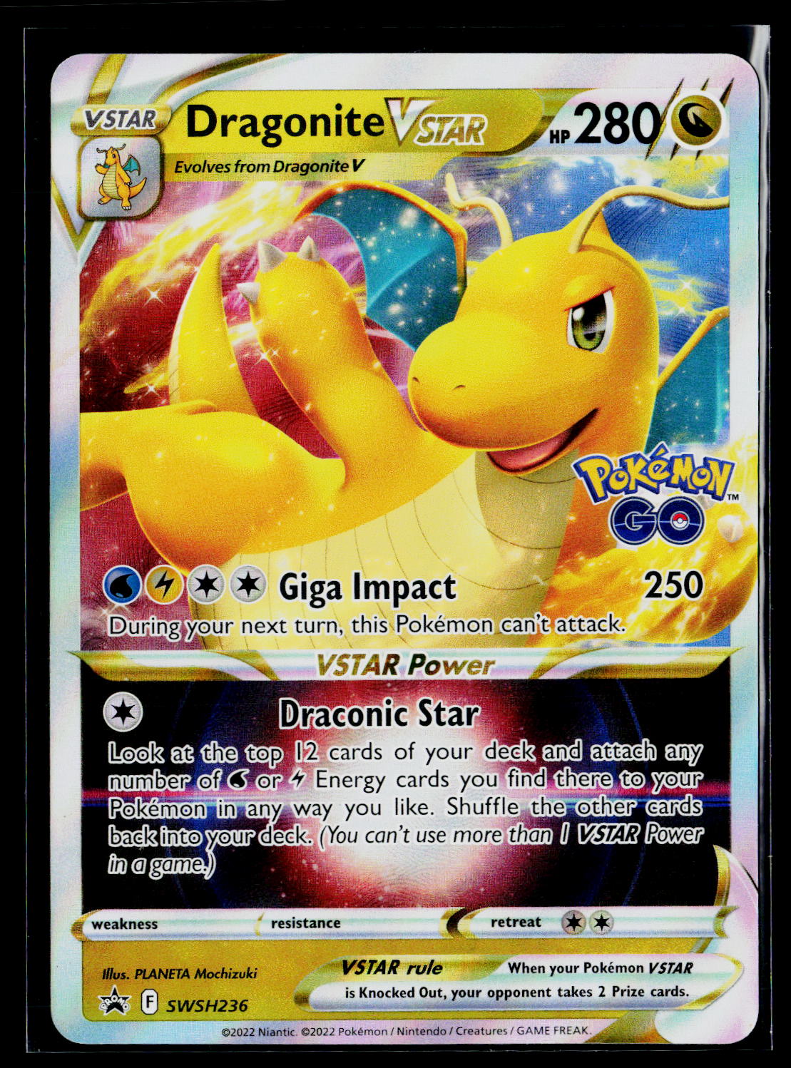 SWSH: Sword & Shield Promo Cards #SWSH236 Dragonite VSTAR