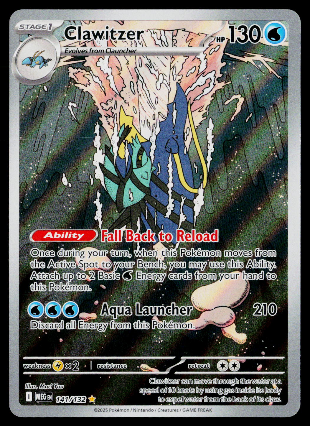 ME01: Mega Evolution #141/132 Clawitzer