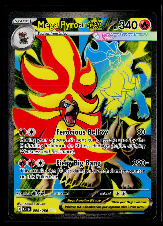ME04: Chaos Rising #099/086 Mega Pyroar ex