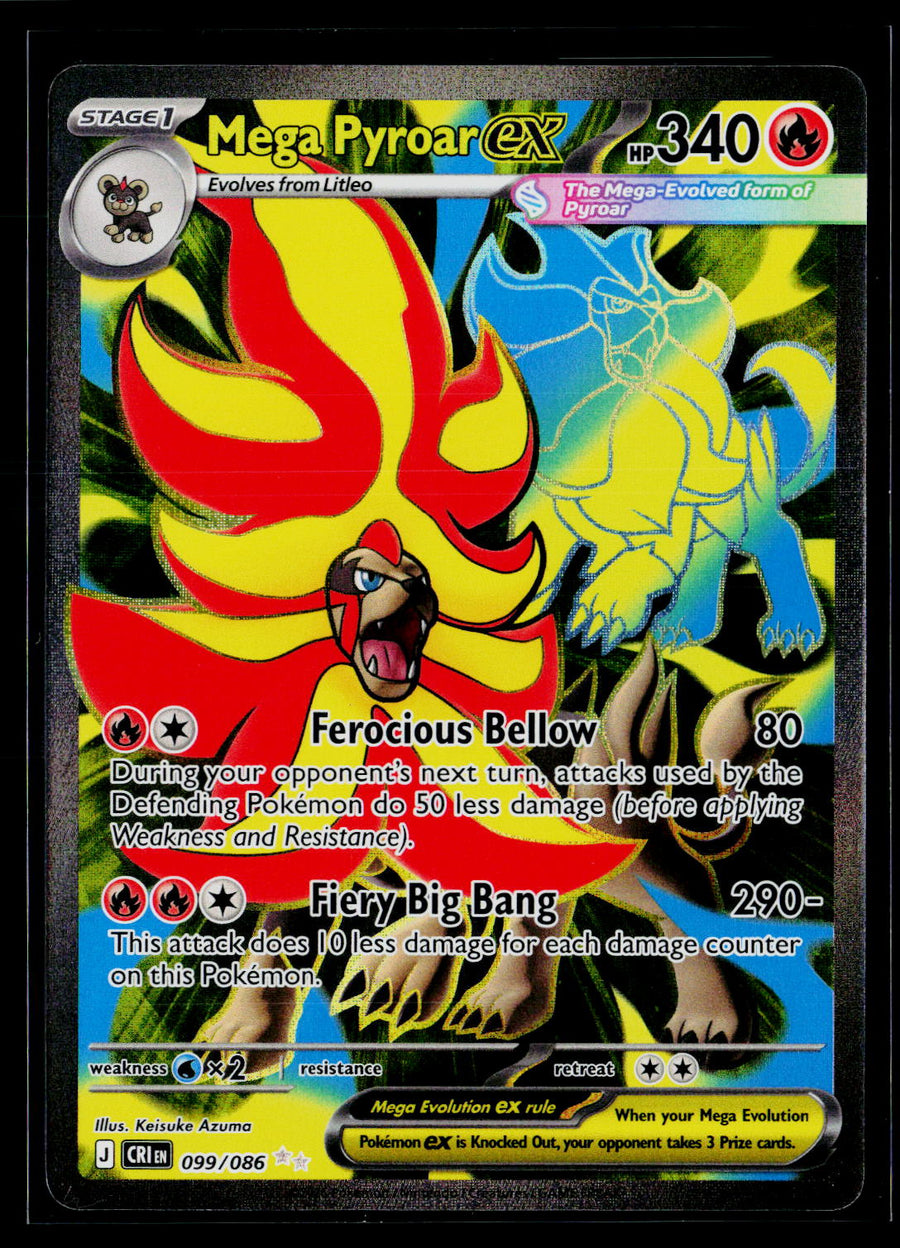 ME04: Chaos Rising #099/086 Mega Pyroar ex