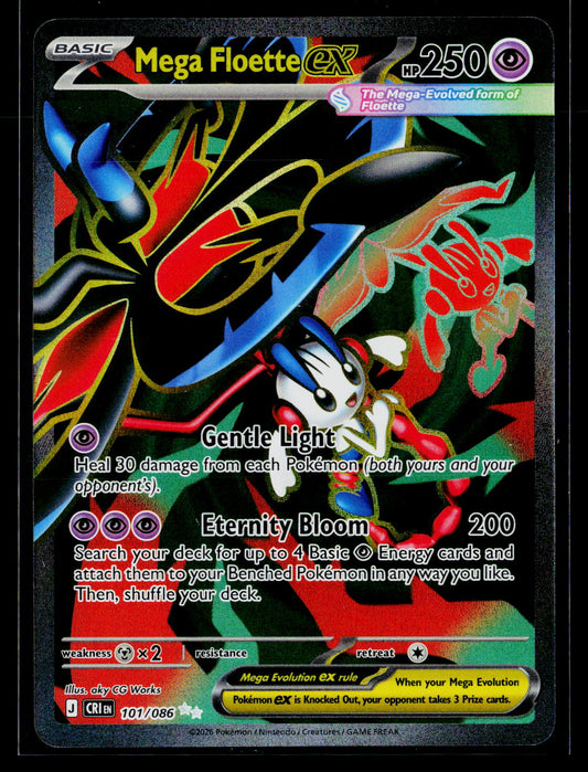 ME04: Chaos Rising #101/086 Mega Floette ex