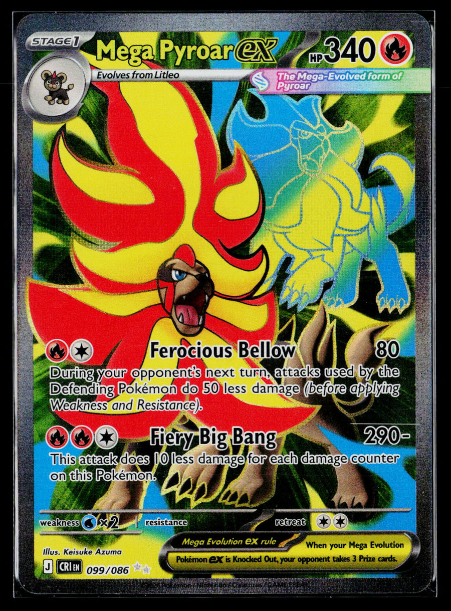 ME04: Chaos Rising #099/086 Mega Pyroar ex