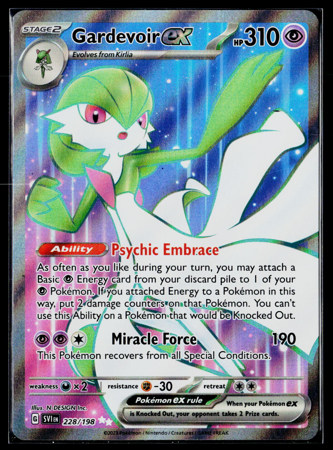 SV01: Scarlet & Violet Base Set #228/198 Gardevoir ex