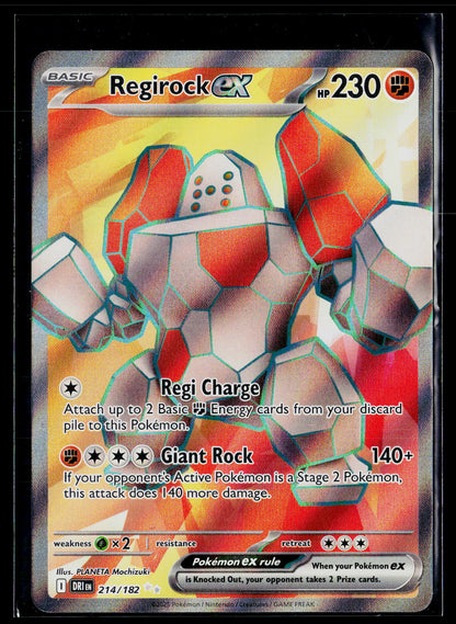 SV10: Destined Rivals #214/182 Regirock ex