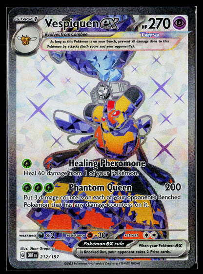SV03: Obsidian Flames #212/197 Vespiquen ex