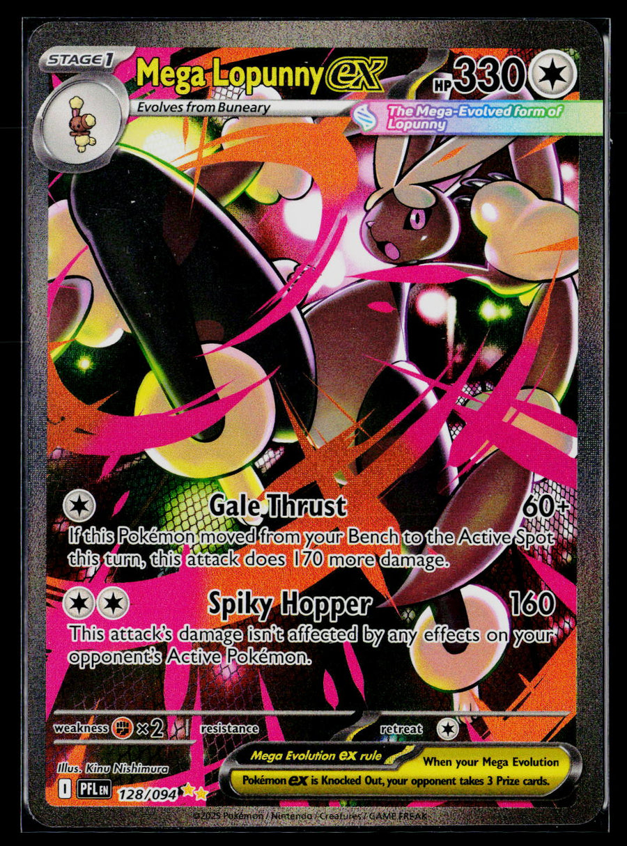 ME02: Phantasmal Flames #128/094 Mega Lopunny ex