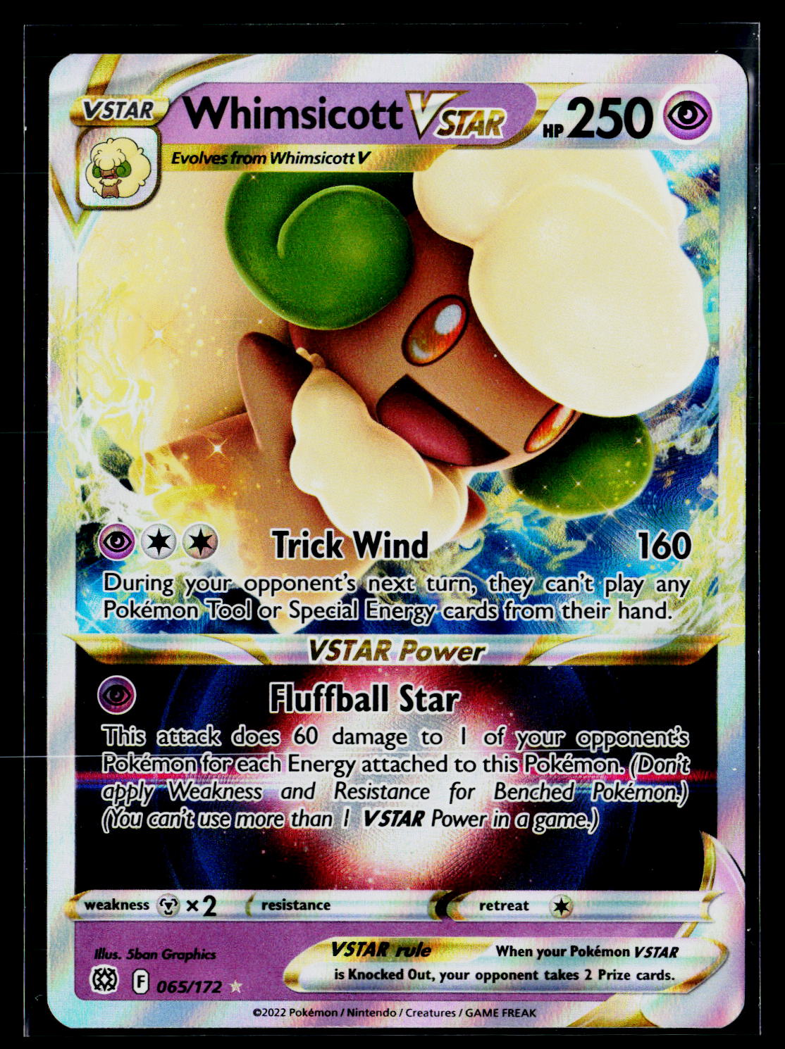 SWSH09: Brilliant Stars #065/172 Whimsicott VSTAR