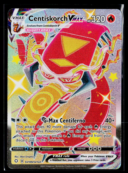 SWSH03: Darkness Ablaze #034/189 Centiskorch VMAX