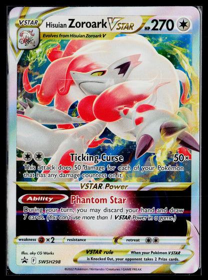 SWSH: Sword & Shield Promo Cards #SWSH298 Hisuian Zoroark VSTAR