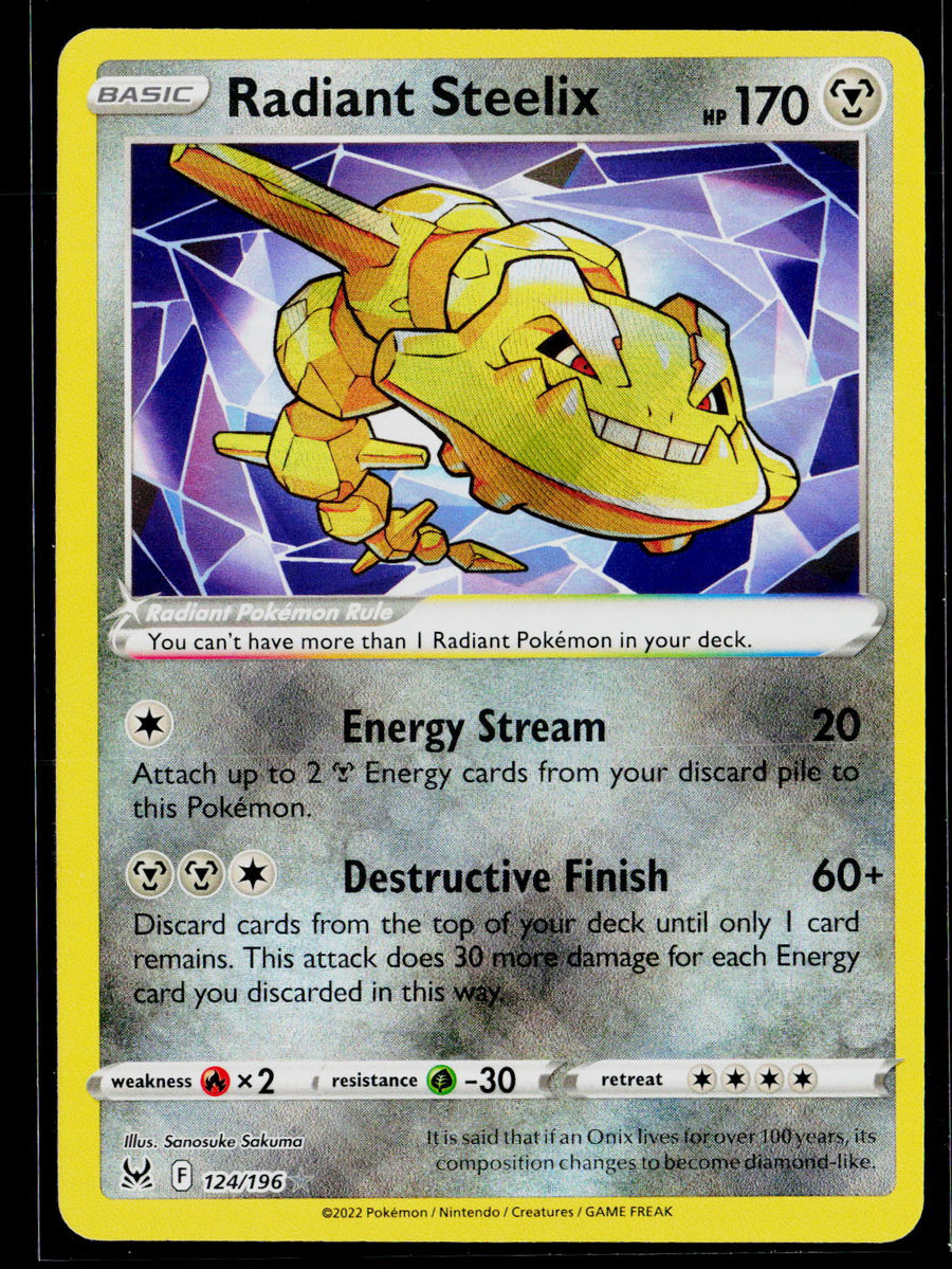 SWSH11: Lost Origin #124/196 Radiant Steelix