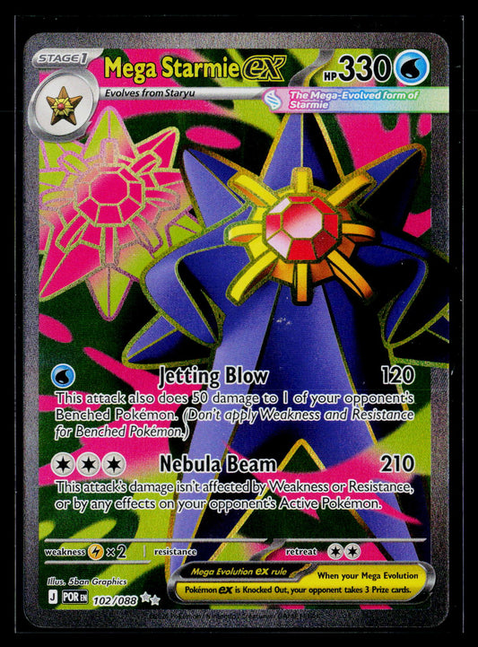 ME03: Perfect Order #102/088 Mega Starmie ex