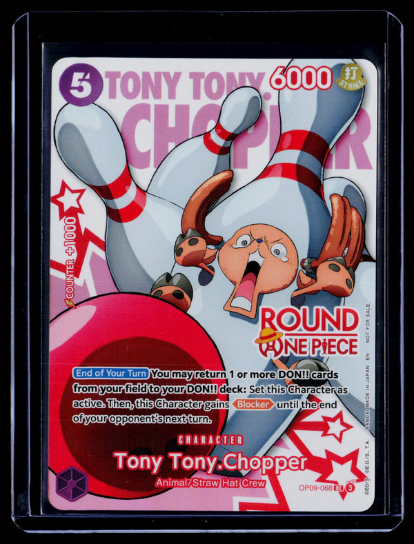 Round1 Promo #OP09-068 Tony Tony Chopper Round One English One Piece