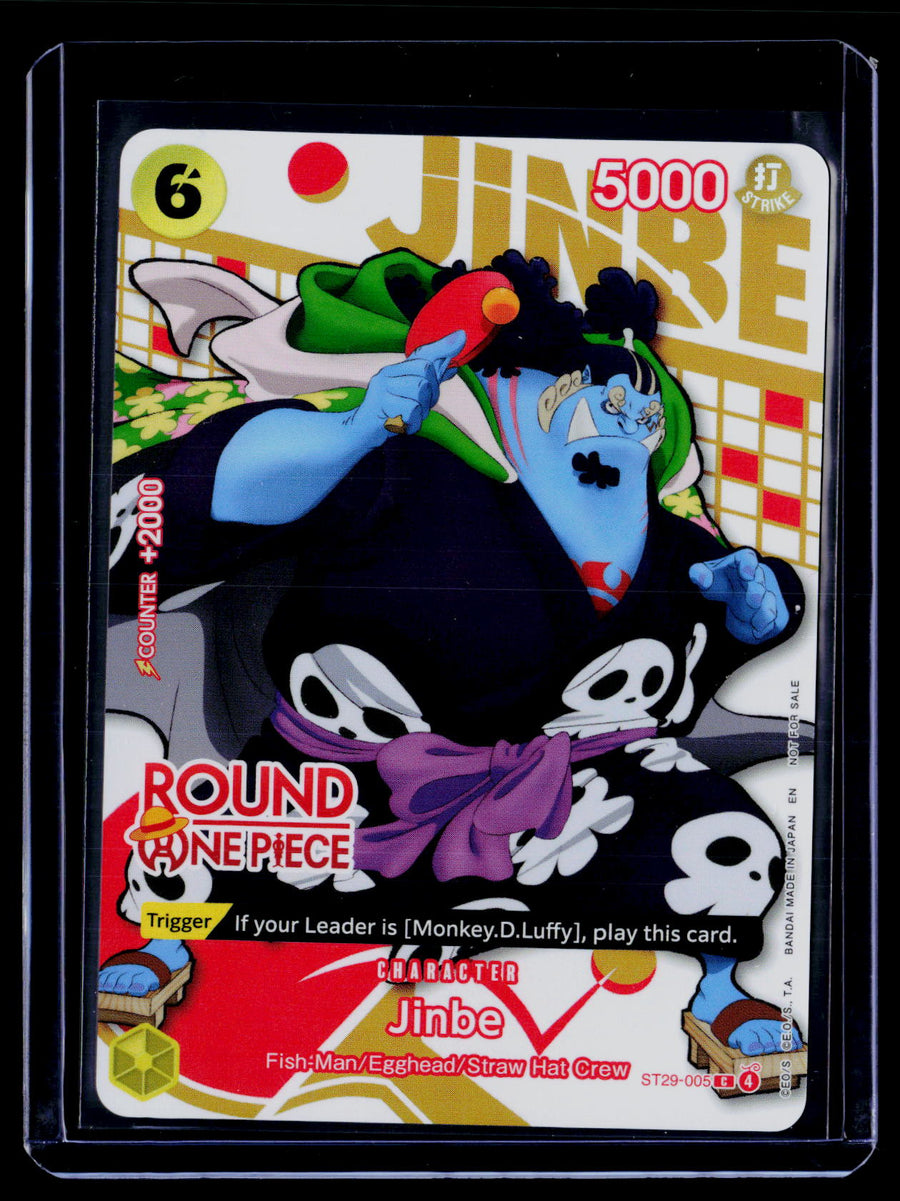 Round1 Promo #ST29-005 Jinbe One Piece Round One English