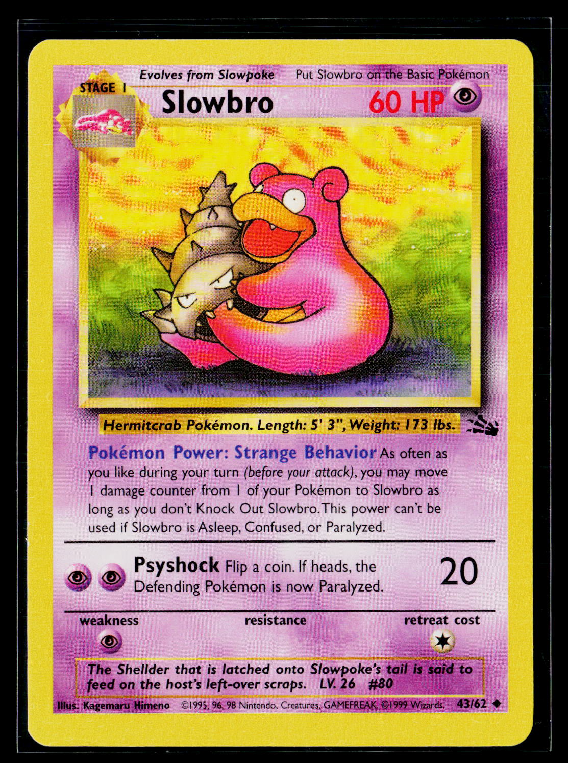 Fossil #43/62 Slowbro