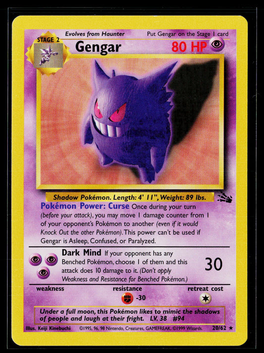 Fossil #20/62 Gengar (20)