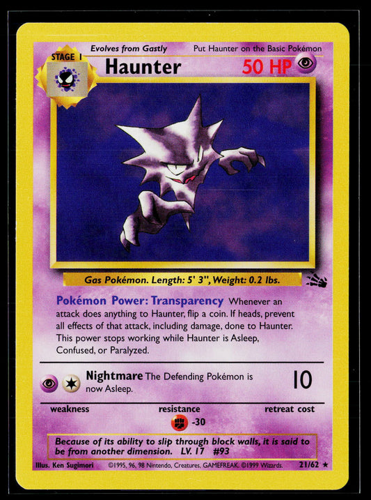 Fossil #21/62 Haunter (21)