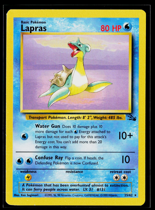 Fossil #25/62 Lapras (25)