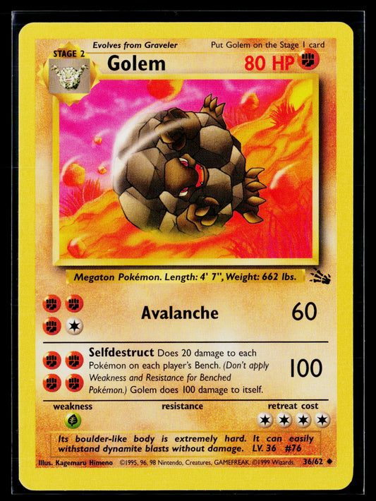 Fossil #36/62 Golem