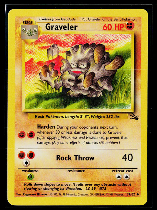 Fossil #37/62 Graveler