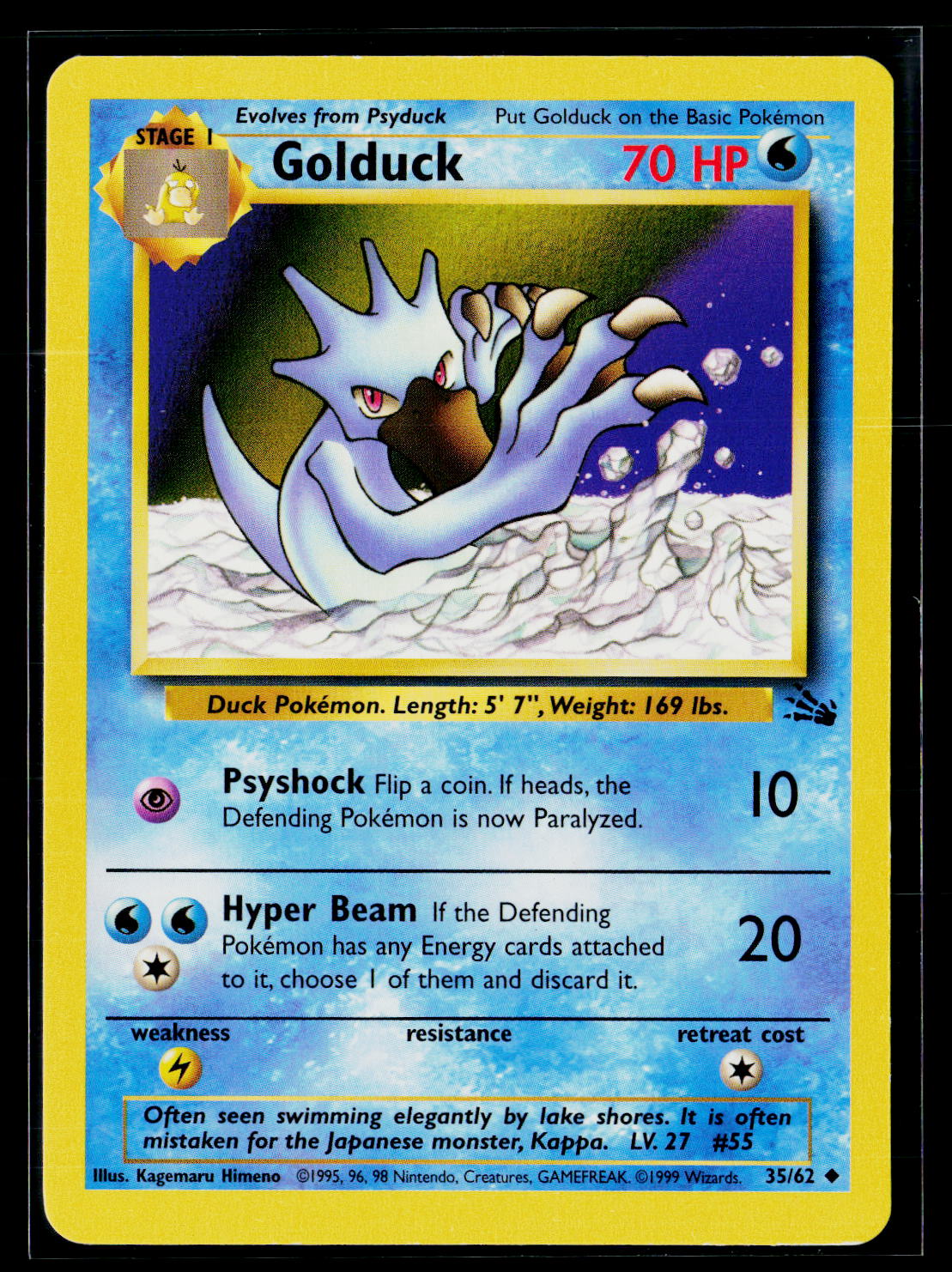 Fossil #35/62 Golduck