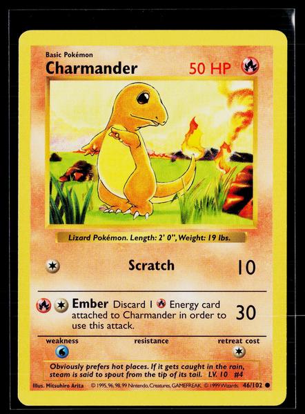 Base Set (Shadowless) #046/102 Charmander