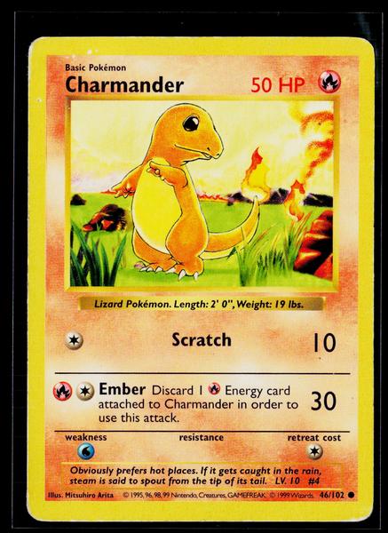 Base Set (Shadowless) #046/102 Charmander