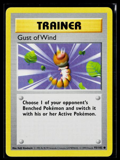 Base Set (Shadowless) #093/102 Gust of Wind