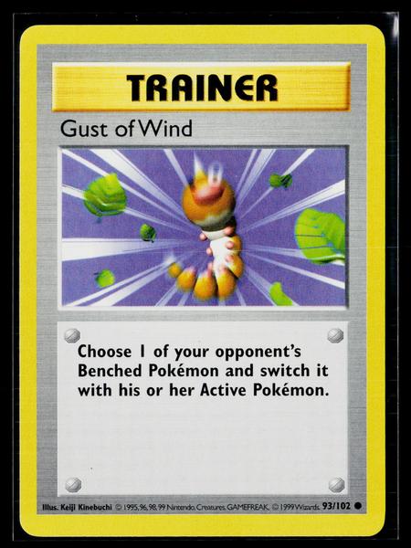 Base Set (Shadowless) #093/102 Gust of Wind