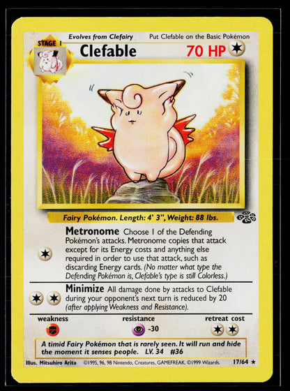 Jungle #17/64 Clefable (17)