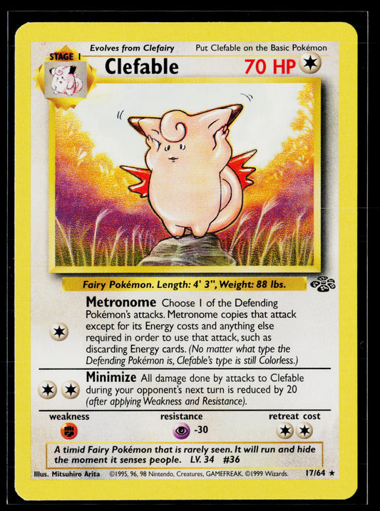 Jungle #17/64 Clefable (17)