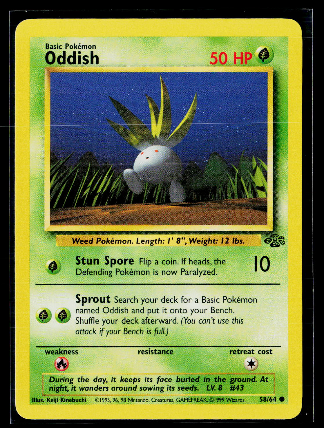 Jungle #58/64 Oddish