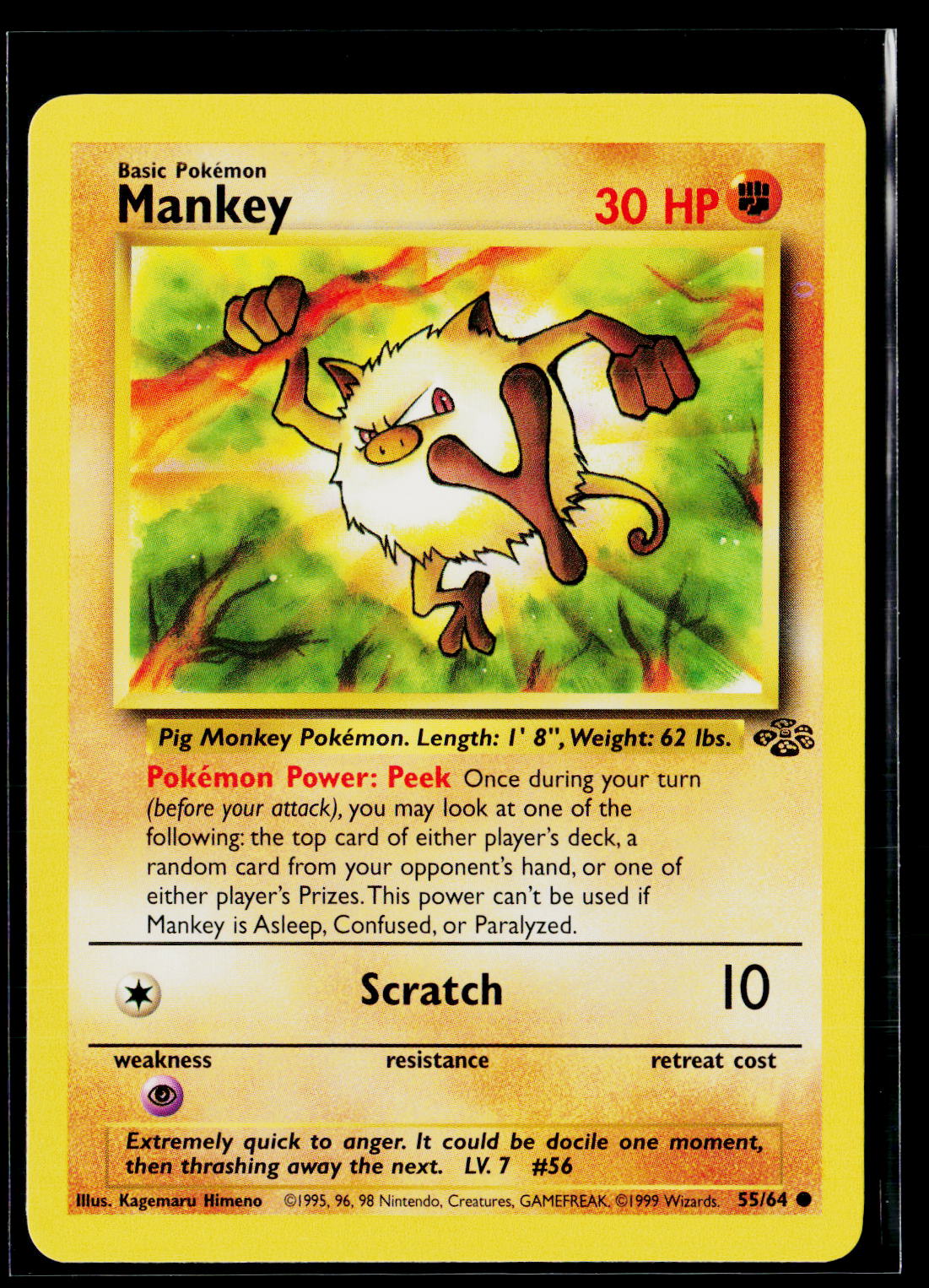 Jungle #55/64 Mankey