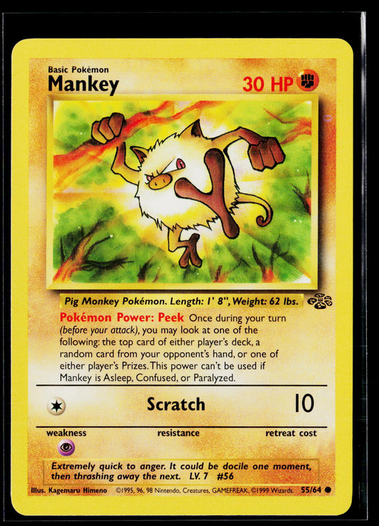 Jungle #55/64 Mankey
