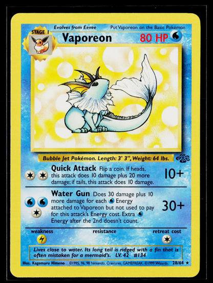 Jungle #28/64 Vaporeon (28)