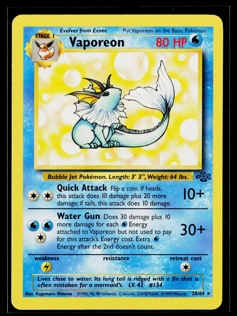 Jungle #28/64 Vaporeon (28)