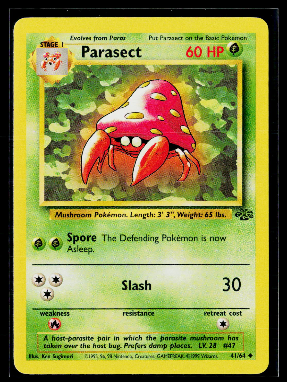 Jungle #41/64 Parasect
