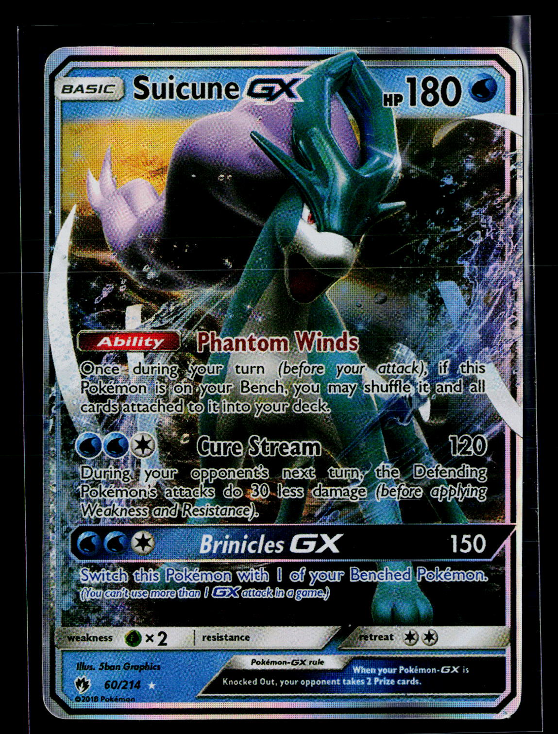 SM - Lost Thunder #60/214 Suicune GX