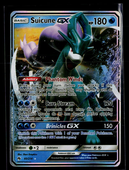 SM - Lost Thunder #60/214 Suicune GX