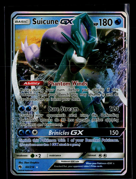 SM - Lost Thunder #60/214 Suicune GX
