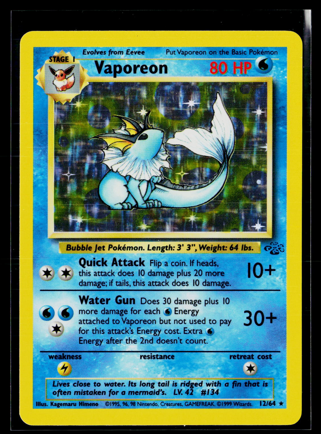 Jungle #12/64 Vaporeon (12)