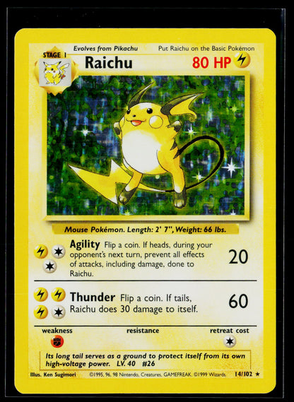 Base Set #014/102 Raichu
