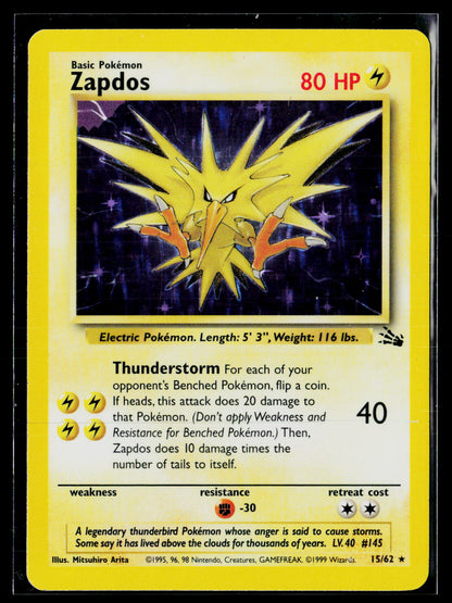 Fossil #15/62 Zapdos (15)