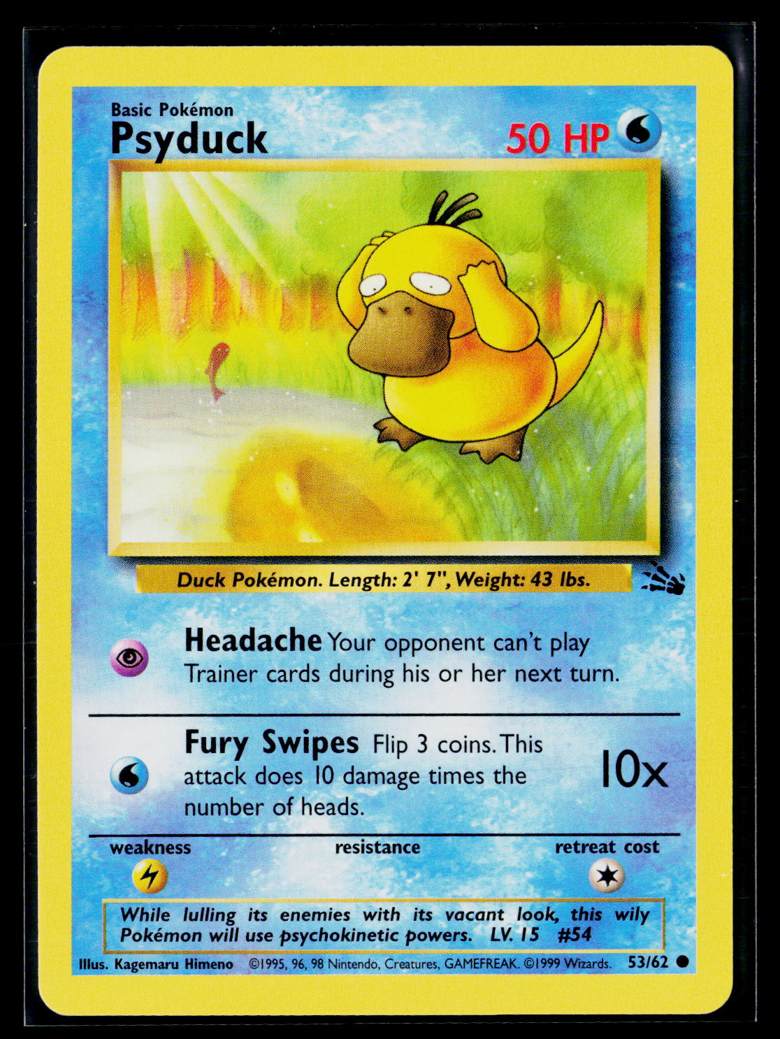 Fossil #53/62 Psyduck