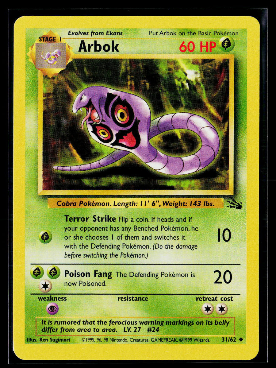 Fossil #31/62 Arbok