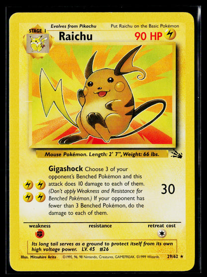 Fossil #29/62 Raichu (29)