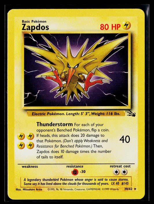 Fossil #30/62 Zapdos (30)