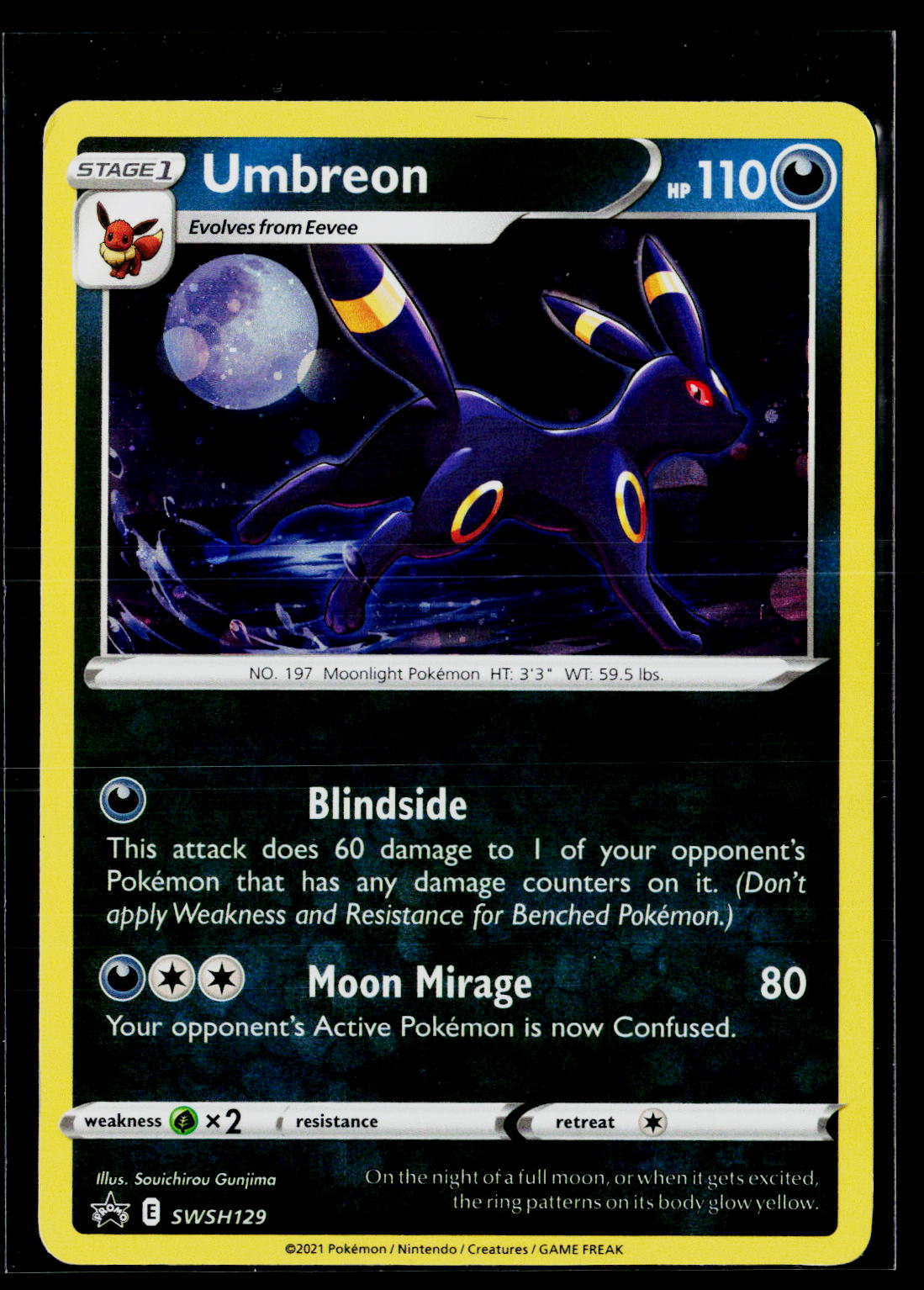 SWSH: Sword & Shield Promo Cards #SWSH129 Umbreon
